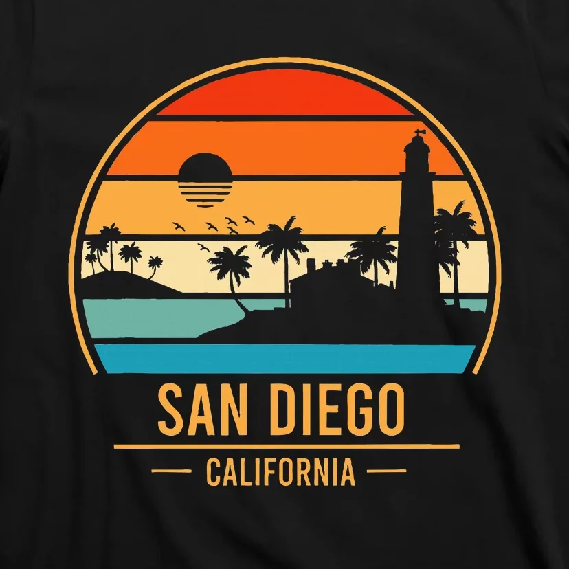 San Diego California Ca Throwback Design Classic T-Shirt