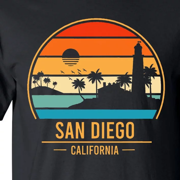 San Diego California Ca Throwback Design Classic Tall T-Shirt