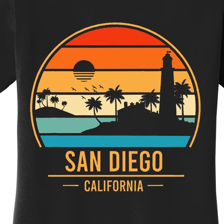 San Diego California Ca Throwback Design Classic Women's T-Shirt