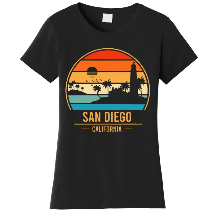 San Diego California Ca Throwback Design Classic Women's T-Shirt