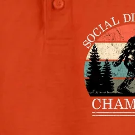 Social Distancing Champion Bigfoot Dry Zone Grid Performance Polo