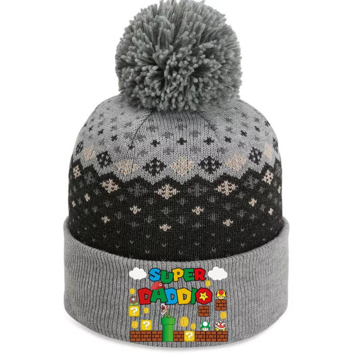 Super Daddio Cool Design The Baniff Cuffed Pom Beanie