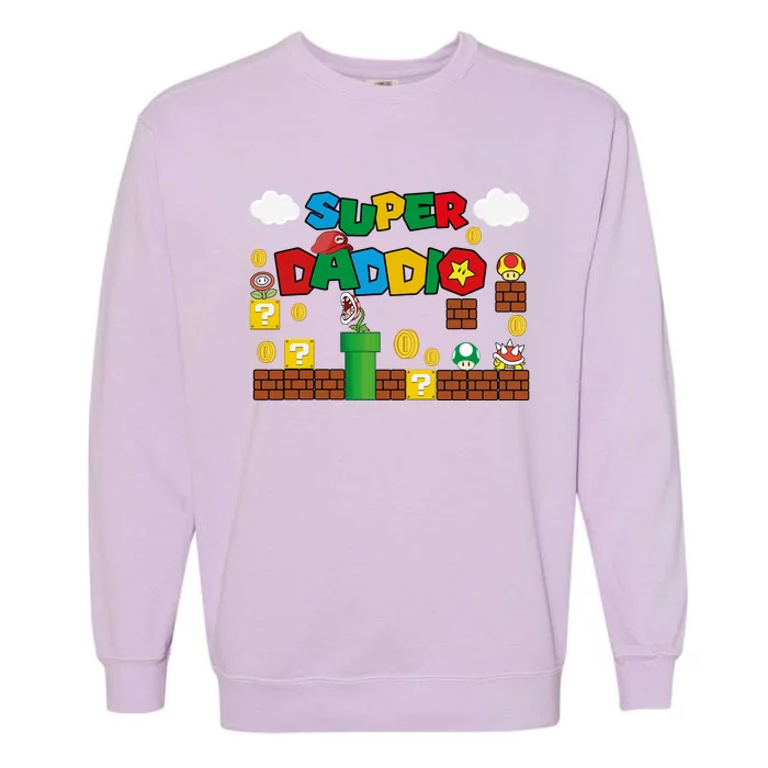 Super Daddio Cool Design Garment-Dyed Sweatshirt