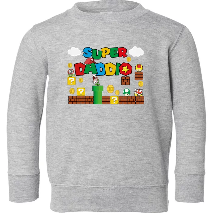 Super Daddio Cool Design Toddler Sweatshirt