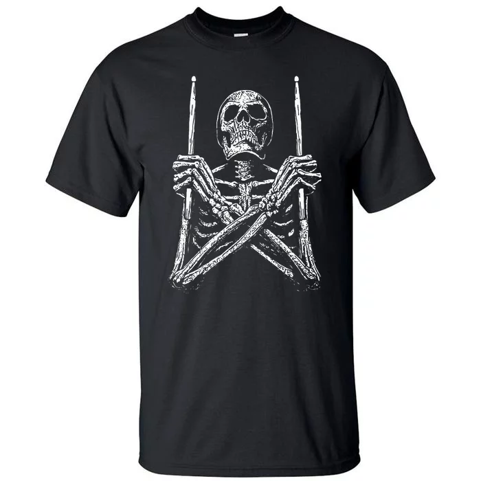 Spooky Drummer Costume for Halloween Party Tall T-Shirt