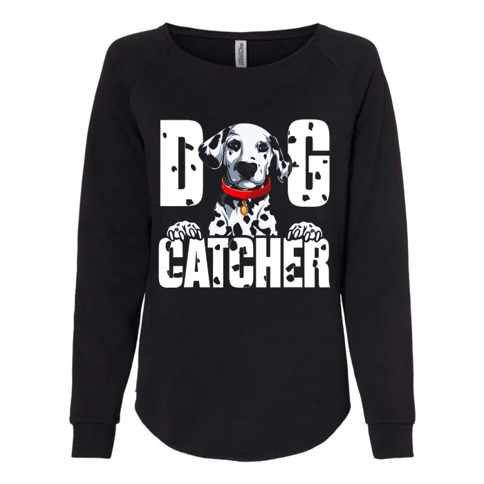 Soft Dog Catcher Costume Dalmatian Easy Family Costume Womens California Wash Sweatshirt