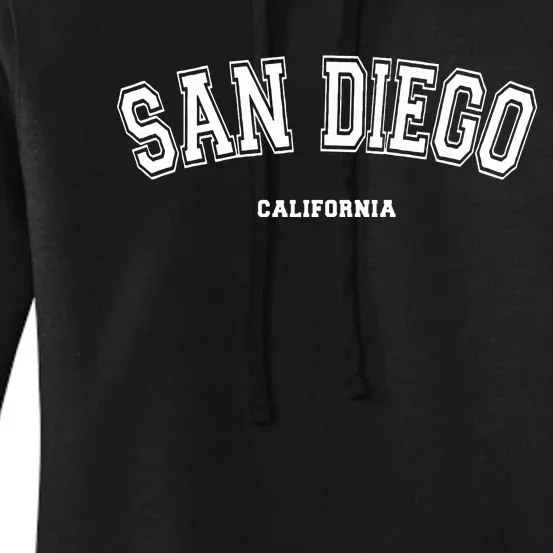 San Diego California Women's Pullover Hoodie