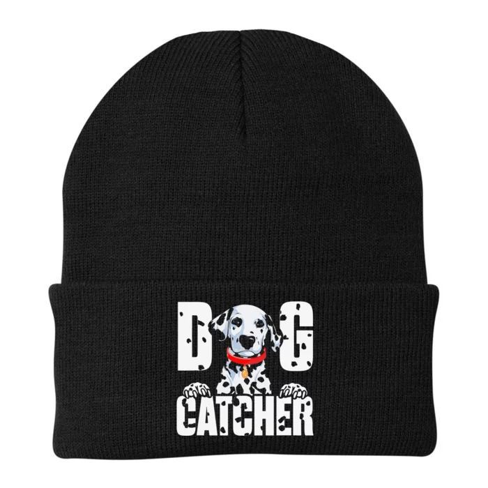 Soft Dog Catcher Costume Dalmatian Easy Family Knit Cap Winter Beanie