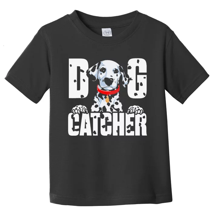 Soft Dog Catcher Costume Dalmatian Easy Family Toddler T-Shirt