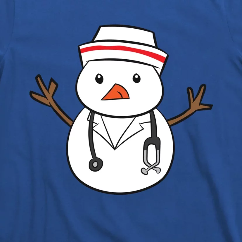 Snow Doctor Christmas Nurse Christmas Doctor Gift T-Shirt