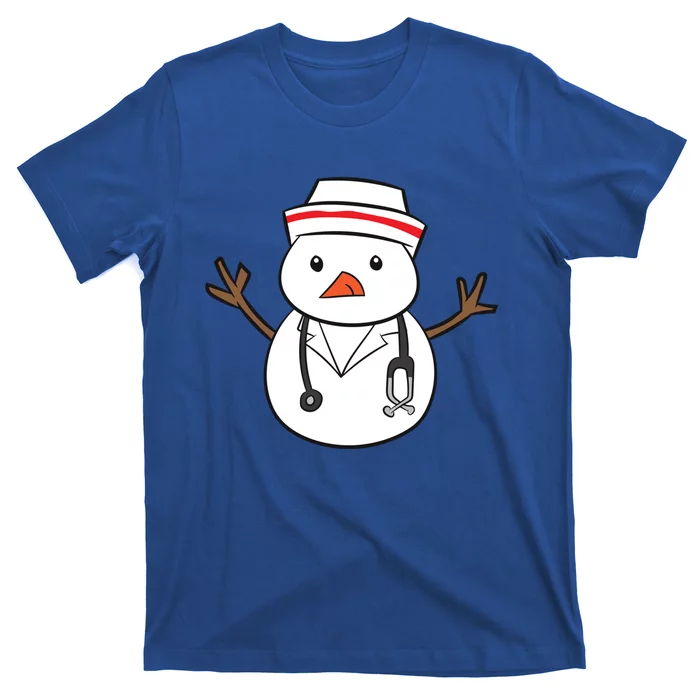 Snow Doctor Christmas Nurse Christmas Doctor Gift T-Shirt