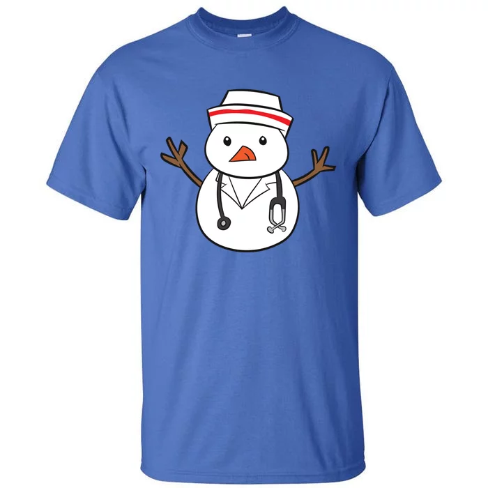 Snow Doctor Christmas Nurse Christmas Doctor Gift Tall T-Shirt