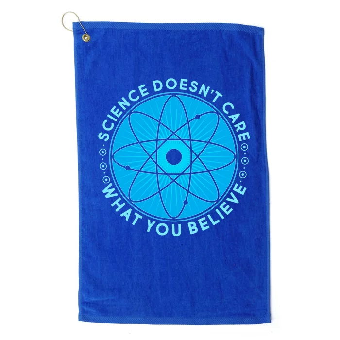 Science Doesn't Care What You Believe Platinum Collection Golf Towel