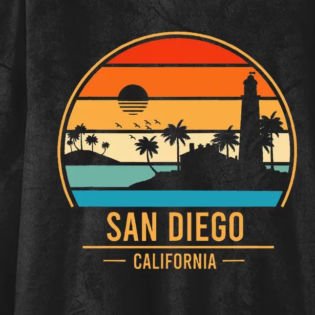 San Diego California Ca Hooded Wearable Blanket