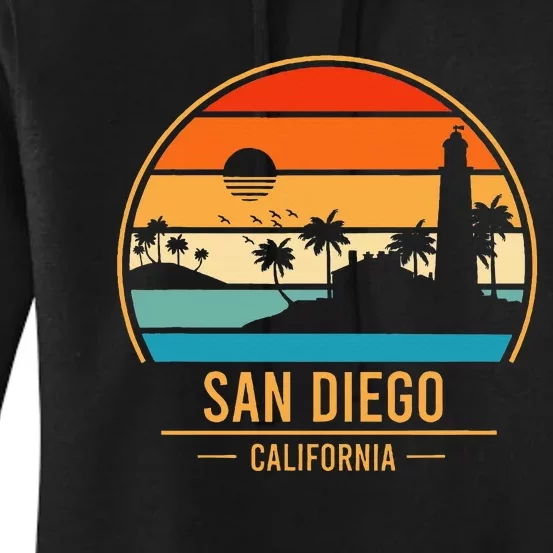 San Diego California Ca Women's Pullover Hoodie