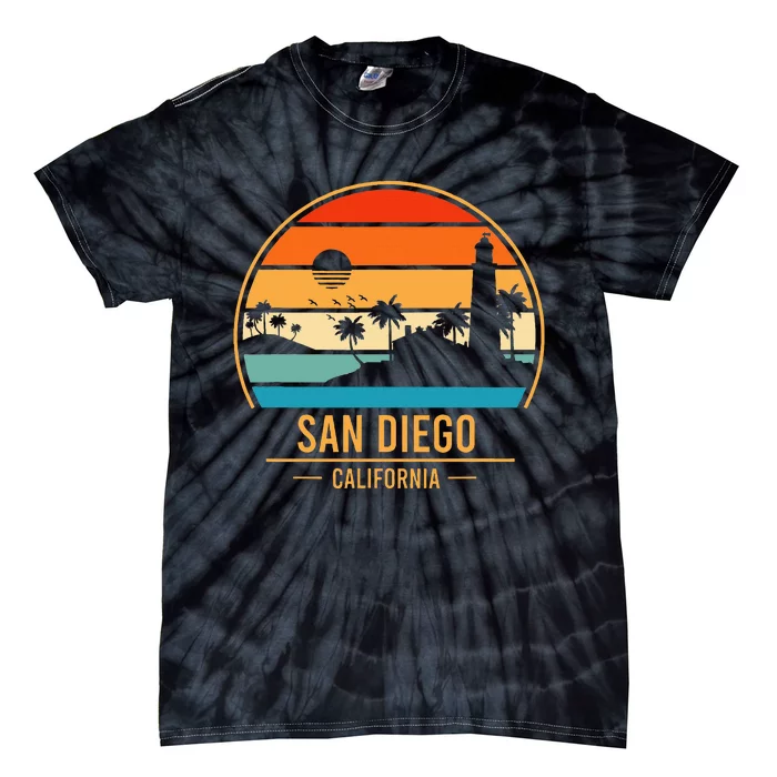 San Diego California Ca Tie-Dye T-Shirt