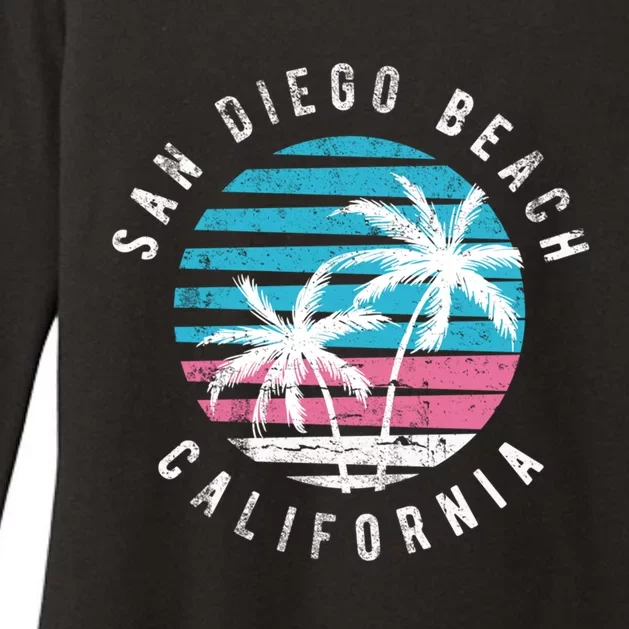 San Diego California Beach Surf Gift Cute Funny Gift Womens CVC Long Sleeve Shirt