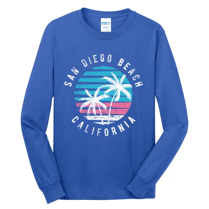 San Diego California Beach Surf Gift Cute Funny Gift Tall Long Sleeve T-Shirt