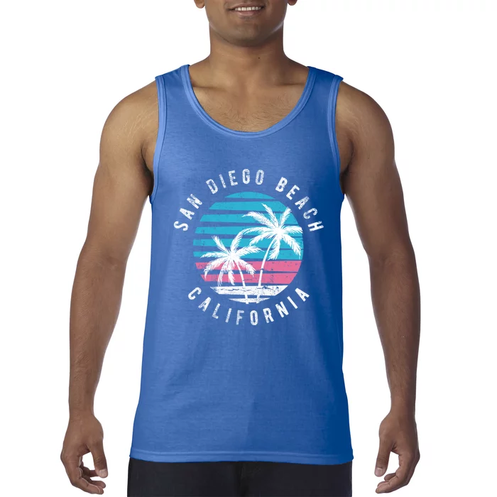 San Diego California Beach Surf Gift Cute Funny Gift Tank Top