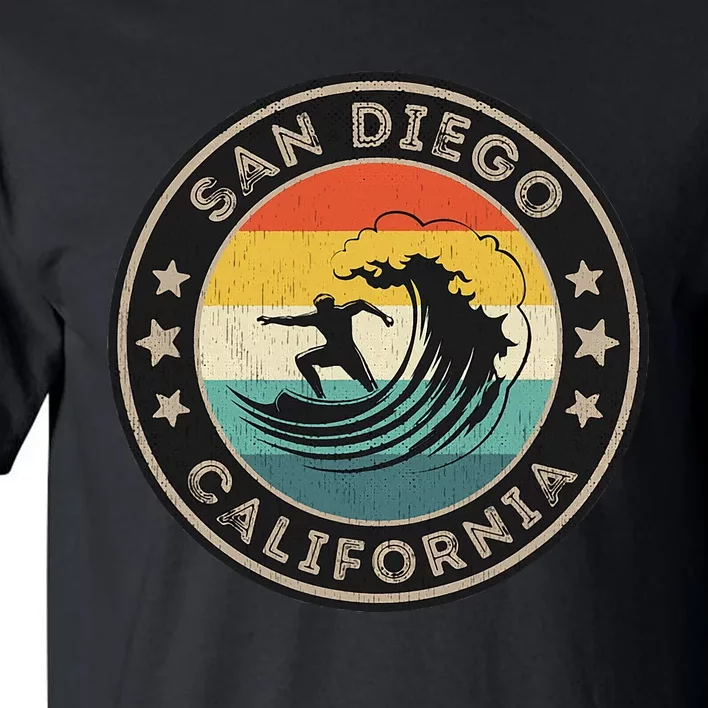 San Diego California Surfing San Diego Tall T-Shirt