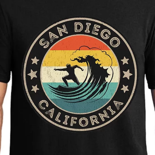 San Diego California Surfing San Diego Pajama Set