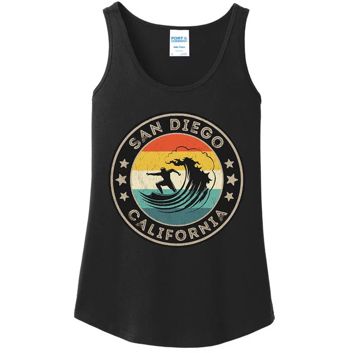 San Diego California Surfing San Diego Ladies Essential Tank