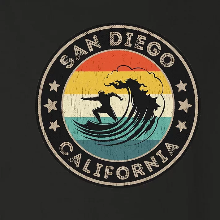 San Diego California Surfing San Diego Toddler Long Sleeve Shirt