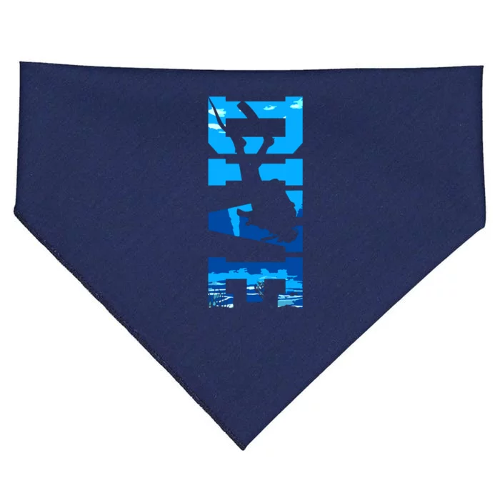 Scuba Diving DIVE Scuba Diver Gift USA-Made Doggie Bandana