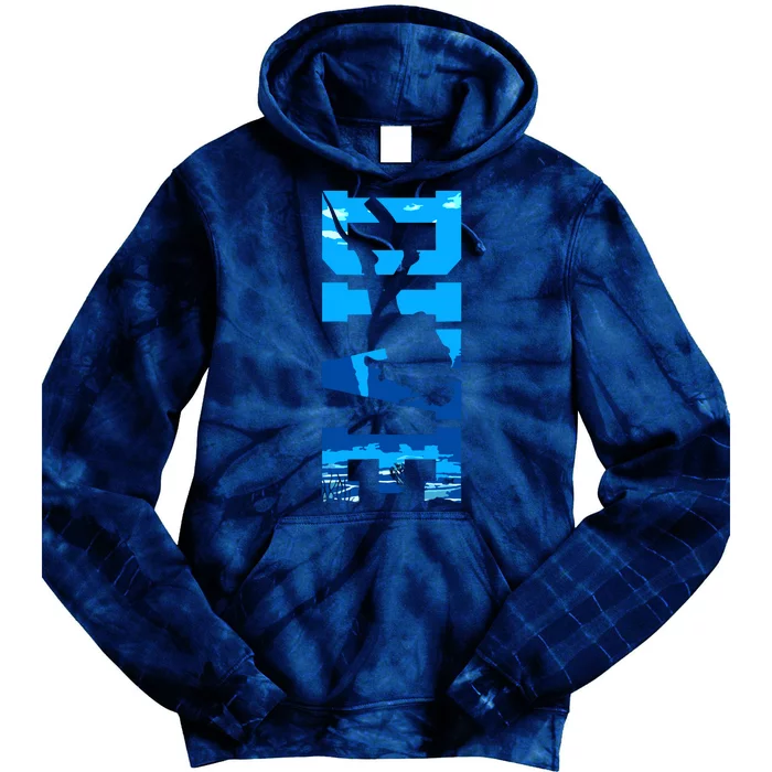 Scuba Diving DIVE Scuba Diver Gift Tie Dye Hoodie