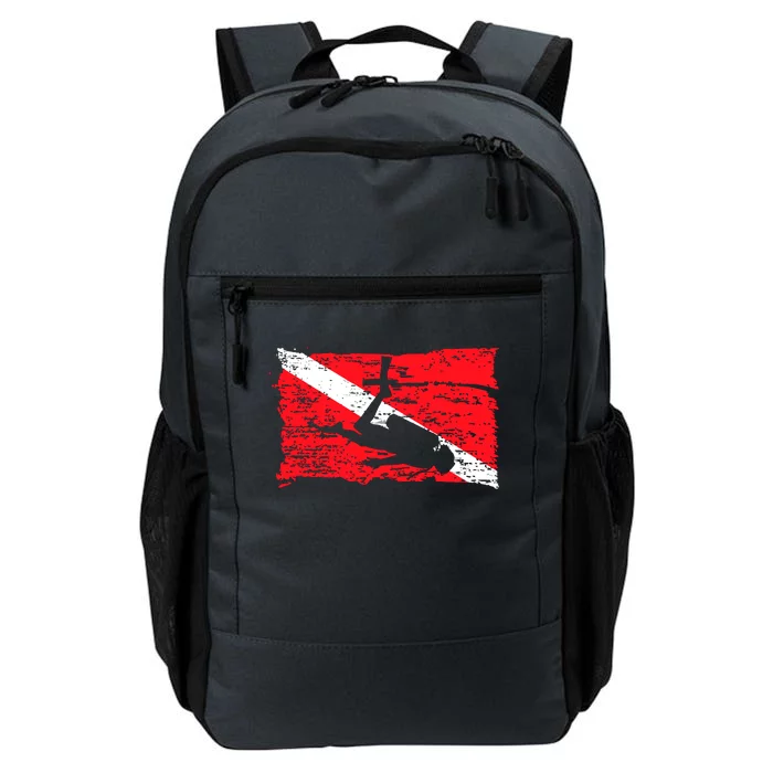 Scuba Diving Diver Down Flag Awesome Marine Diver Dive Gift Daily Commute Backpack