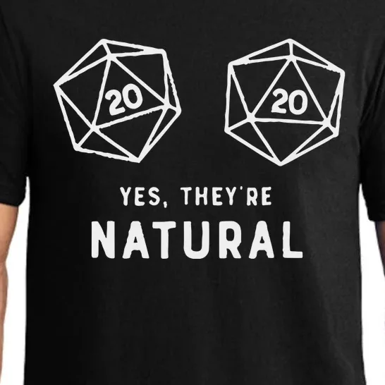 Slimecicle Dice D20 Yes They’Re Natural Pajama Set