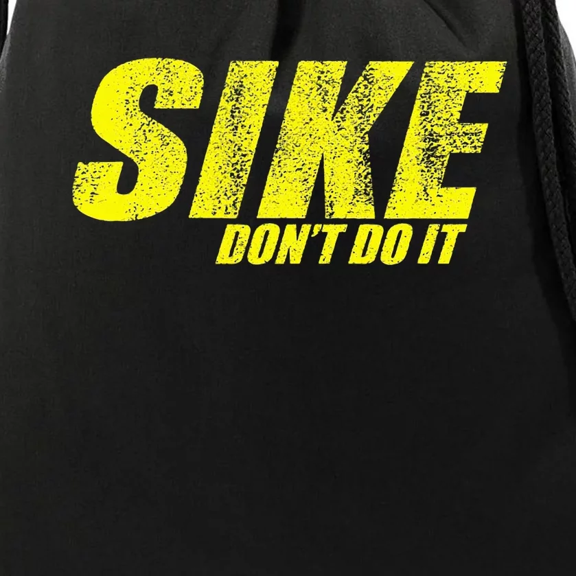 Sike DonT Do It! Funny Diary Of A Wimpy Drawstring Bag