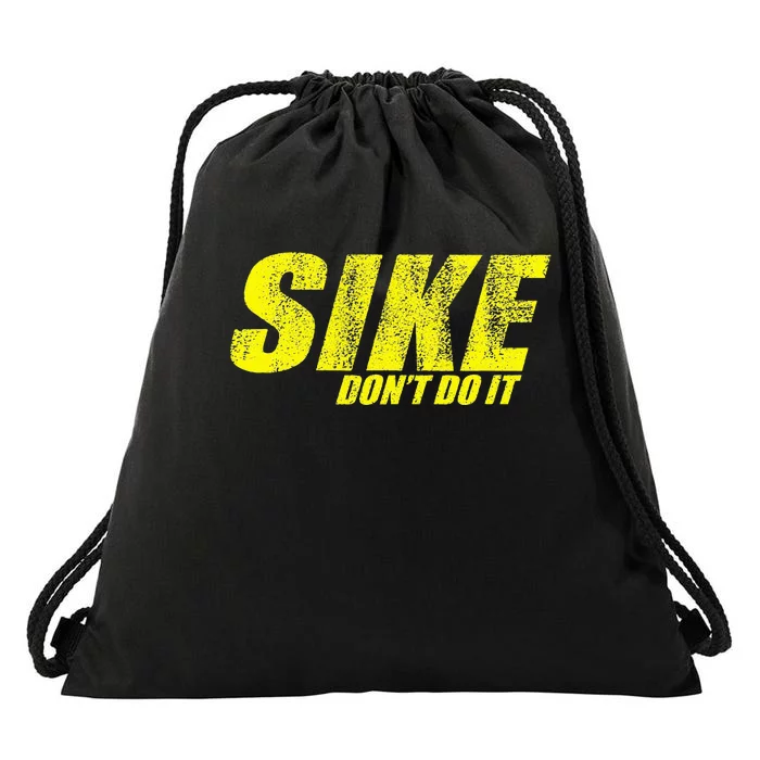 Sike DonT Do It! Funny Diary Of A Wimpy Drawstring Bag