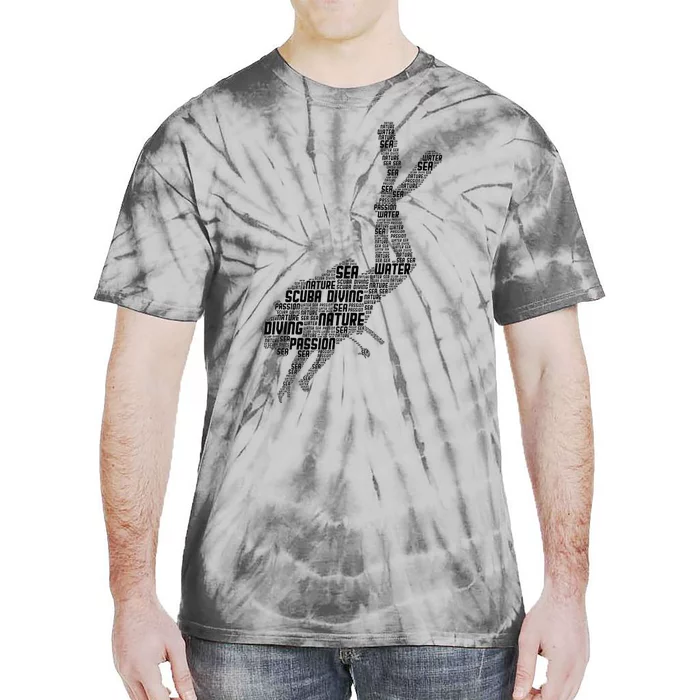 Scuba Diving Diver Dive Tie-Dye T-Shirt