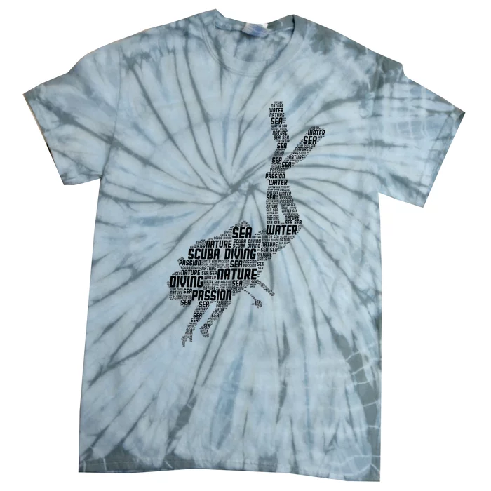 Scuba Diving Diver Dive Tie-Dye T-Shirt