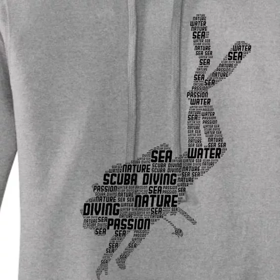 Scuba Diving Diver Dive Women's Pullover Hoodie