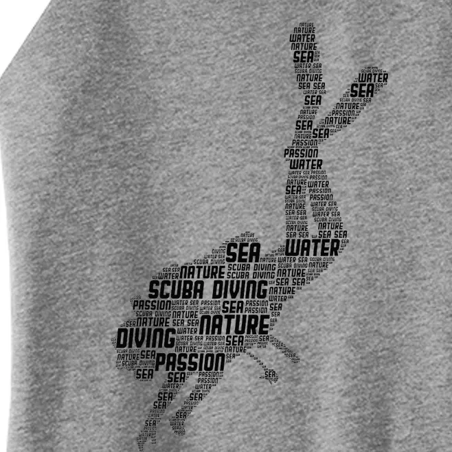 Scuba Diving Diver Dive Women’s Perfect Tri Rocker Tank