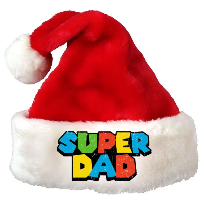 Super Daddio Dad Video Gamer Premium Christmas Santa Hat