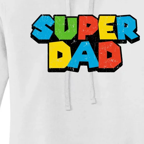 Super Daddio Dad Video Gamer Women's Pullover Hoodie