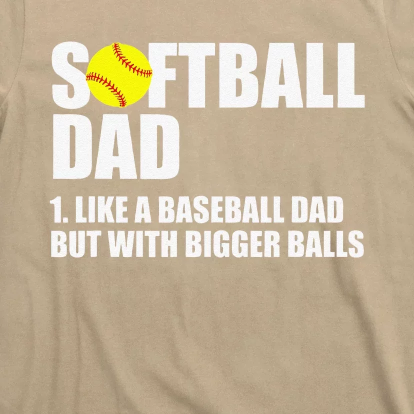 Softball Dad Definition Funny T-Shirt