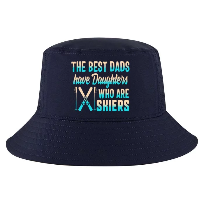 Ski Dad Daughters Skiers Fathers Day Ski Dad Snowboarding Gift Cool Comfort Performance Bucket Hat