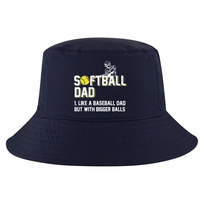 Softball Dad Definition Like A Baseball Dad Cute Gift Cool Comfort Performance Bucket Hat