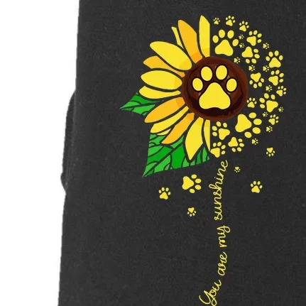 Sunflower Dog Doglover Pets Paw Apparel For Women Men Doggie 3-End Fleece Hoodie