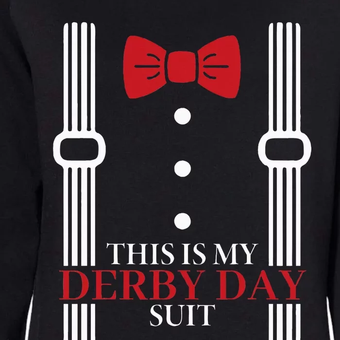 Suit Derby Day 24 Horse Racing This Is My Derby Day Bow Tie Womens California Wash Sweatshirt