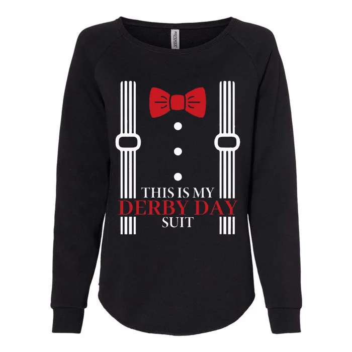 Suit Derby Day 24 Horse Racing This Is My Derby Day Bow Tie Womens California Wash Sweatshirt