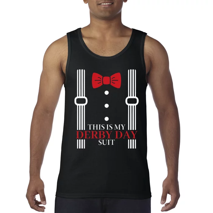 Suit Derby Day 24 Horse Racing This Is My Derby Day Bow Tie Tank Top