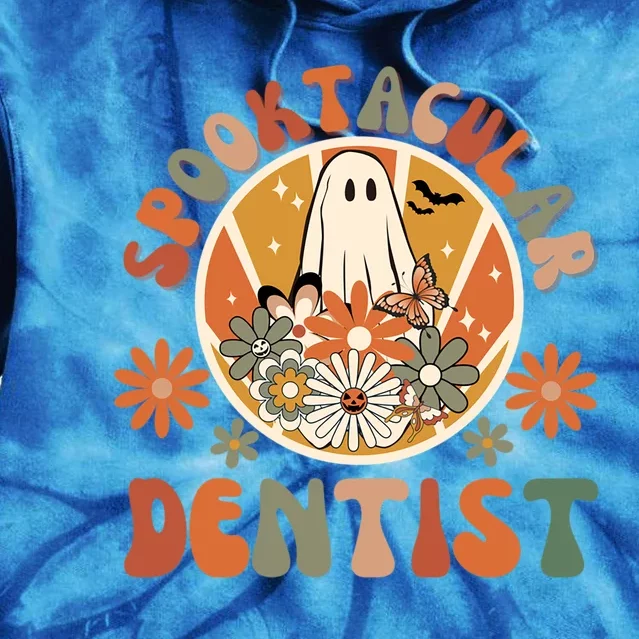 Spooktacular Dentist Dental Dds Doctor Of Dental Surgery Gift Tie Dye Hoodie