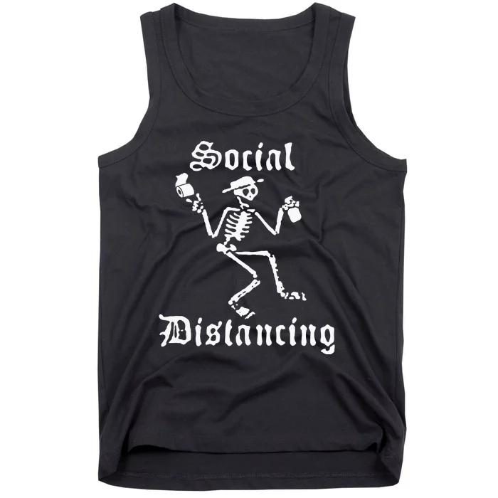 Social Distancing Distortion Tank Top