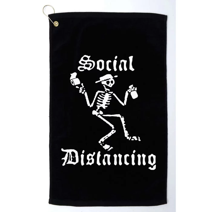 Social Distancing Distortion Platinum Collection Golf Towel