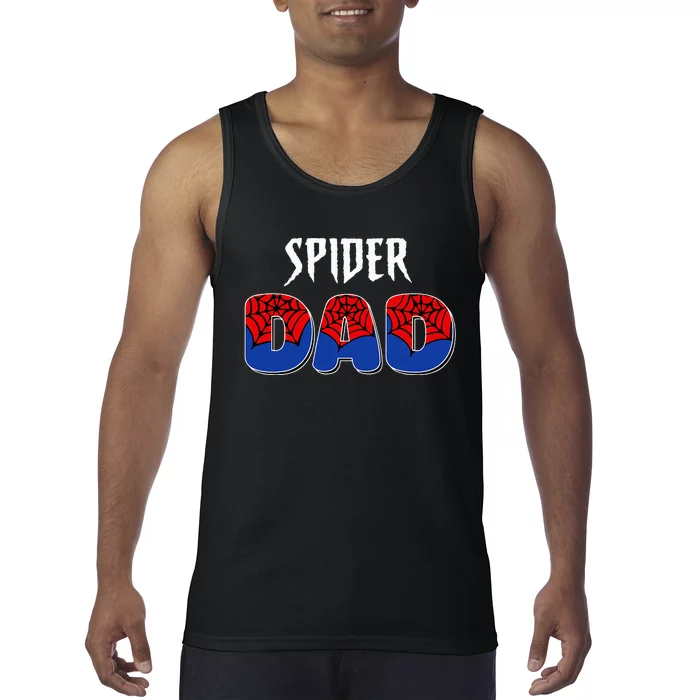 Spider Dad Design Male Parents Spider Love Tank Top